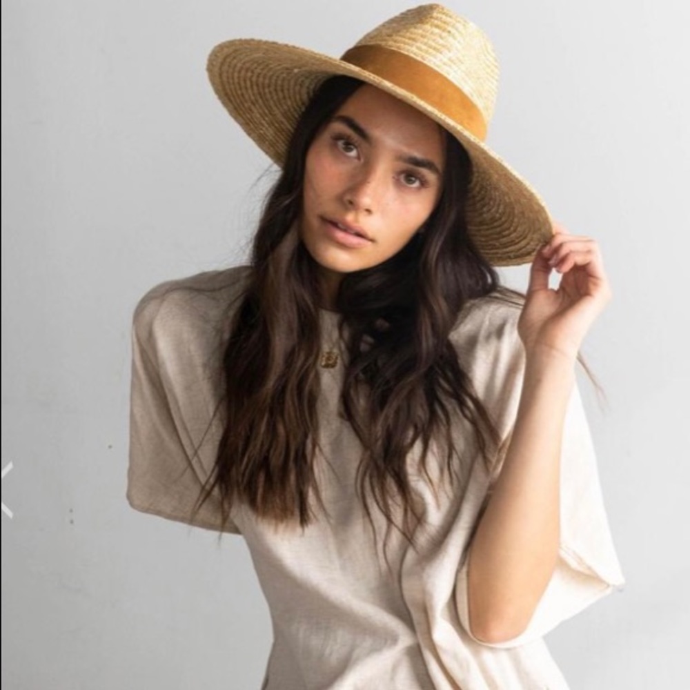 Gigi Pip straw wide brim hat for women